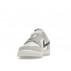 Nike Dunk Low White Grey Navy Aqua Mini Swoosh