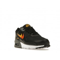 Nike Air Max 90 Spray Paint Swoosh Black University Gold