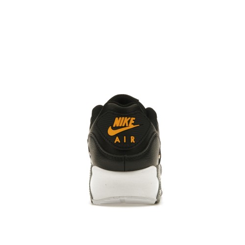 Кроссы Nike Air Max 90 Black University Gold - мужская сетка размеров