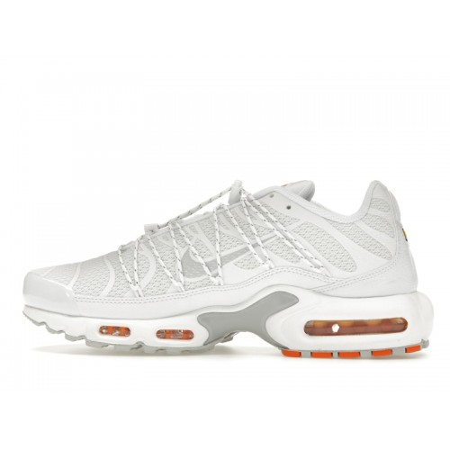 Кроссы Nike Air Max Plus Utility Safety Orange Pure Platinum - мужская сетка размеров