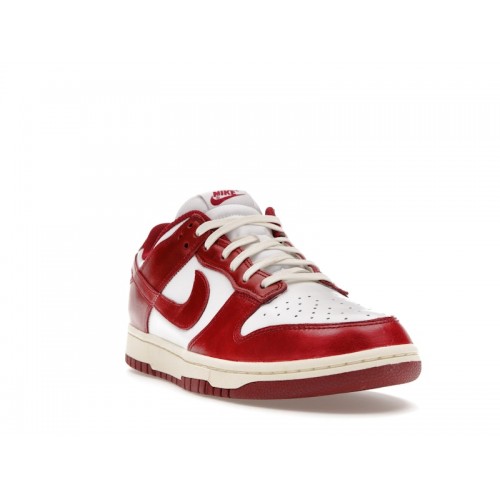 Кроссы Nike Dunk Low PRM Vintage Team Red (W) - женская сетка размеров