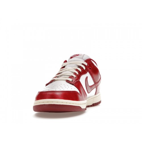 Кроссы Nike Dunk Low PRM Vintage Team Red (W) - женская сетка размеров