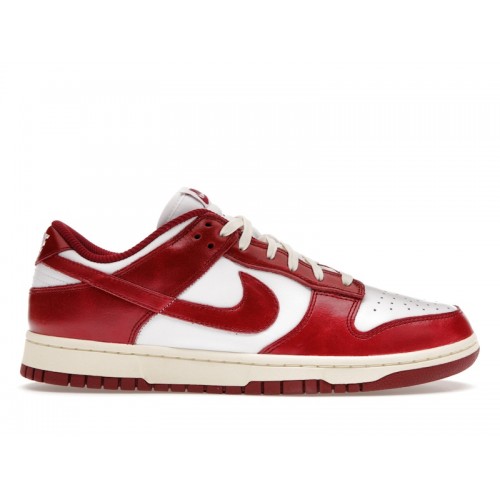 Кроссы Nike Dunk Low PRM Vintage Team Red (W) - женская сетка размеров