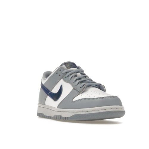 Кроссы Nike Dunk Low Next Nature Blue Whisper Iridescent (GS) - подростковая сетка размеров