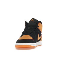 Jordan 1 Mid Fat Tongue Black Orange