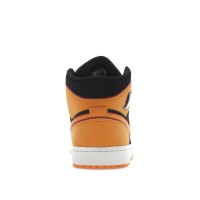 Jordan 1 Mid Fat Tongue Black Orange