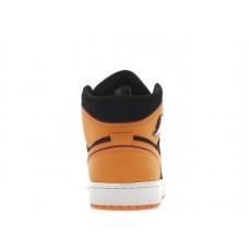 Jordan 1 Mid Fat Tongue Black Orange