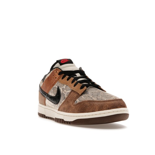 Кроссы Nike Dunk Low Premium CO.JP Brown Snakeskin - мужская сетка размеров