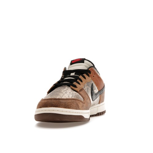 Кроссы Nike Dunk Low Premium CO.JP Brown Snakeskin - мужская сетка размеров