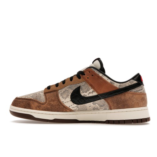 Кроссы Nike Dunk Low Premium CO.JP Brown Snakeskin - мужская сетка размеров