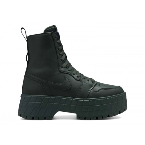 Wmns Air Jordan 1 High Brooklyn Dark Spruce Green - женская сетка размеров