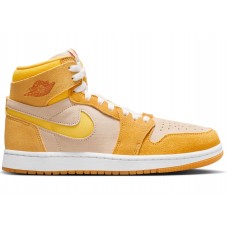 Женские кроссовки Jordan 1 High Zoom Air CMFT 2 Yellow Ochre (W)