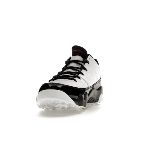 Кроссы Jordan 9 Retro Low Golf White Black True Red - мужская сетка размеров