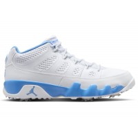 Кроссовки Jordan 9 Retro Low Golf White University Blue