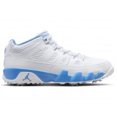 Кроссовки Jordan 9 Retro Low Golf White University Blue