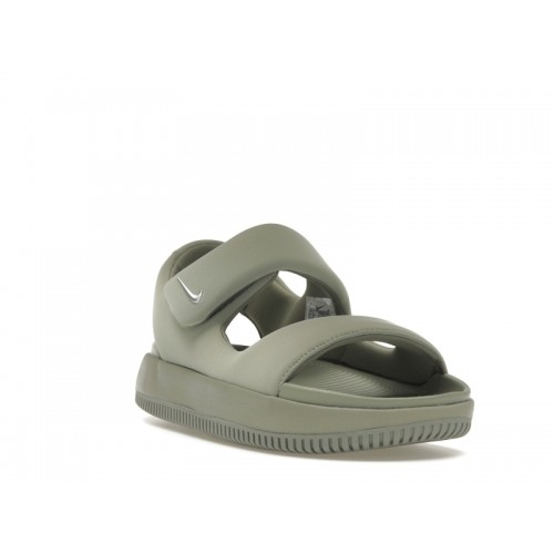 Nike Calm Sandal Light Army Metallic Silver (W) - женская сетка размеров