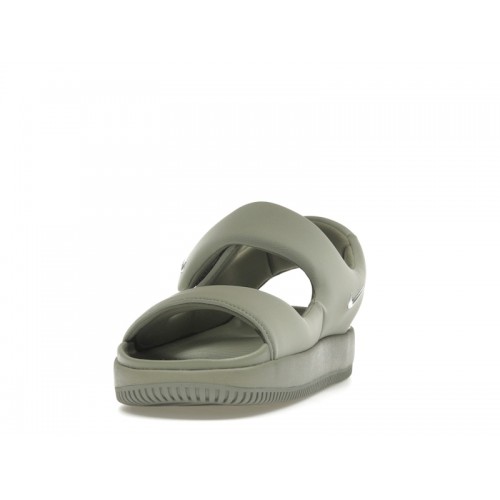 Nike Calm Sandal Light Army Metallic Silver (W) - женская сетка размеров