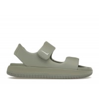 Женские Nike Calm Sandal Light Army Metallic Silver (W)