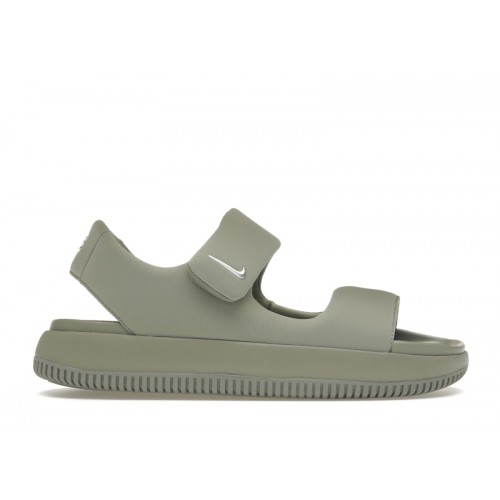 Nike Calm Sandal Light Army Metallic Silver (W) - женская сетка размеров