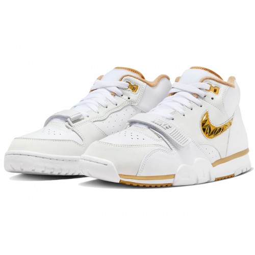 Кроссы Nike Air Trainer 1 College Football Playoffs Pack White - мужская сетка размеров