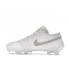 Jordan 1 Low TD Cleat White Grey Fog