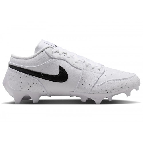 Jordan 1 Low TD Cleat White Black Splatter - мужская сетка размеров