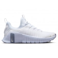 Женские кроссовки Nike Free Metcon 6 White Half Blue Silver (W)