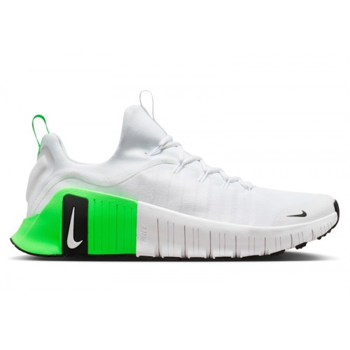 Nike Free Metcon 6 White Green Strike Black - мужская сетка размеров