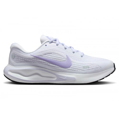 Кроссы Nike Journey Run White Amethyst Tint Black Hydrangeas (W) - женская сетка размеров