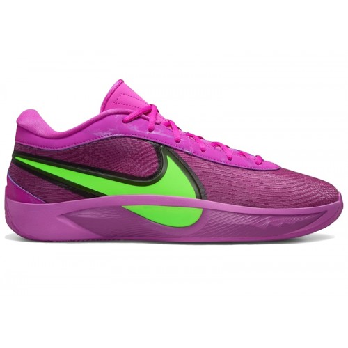 Кроссы Nike Giannis Zoom Freak 6 Bold Berry Electric Green - мужская сетка размеров