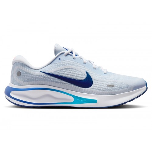 Кроссы Nike Journey Run Football Grey Aluminum Blue Lightning Blue Void - мужская сетка размеров