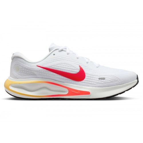 Nike Journey Run White Topaz Gold Crimson - мужская сетка размеров