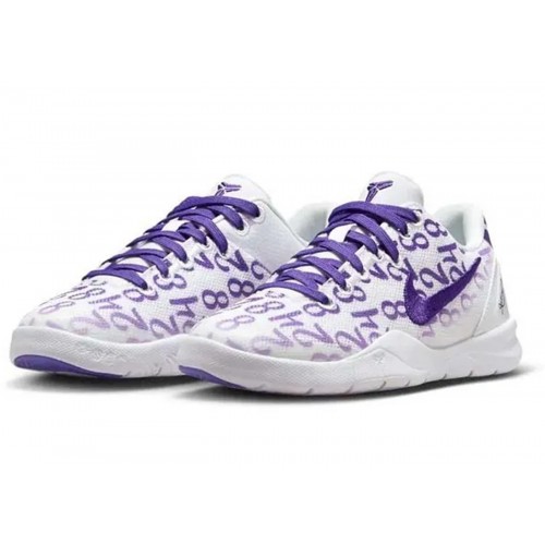 Кроссы Nike Kobe 8 Protro Court Purple (PS) - детская сетка размеров