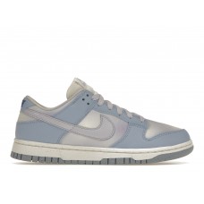 Женские кроссовки Nike Dunk Low Blue Airbrush Canvas (W)