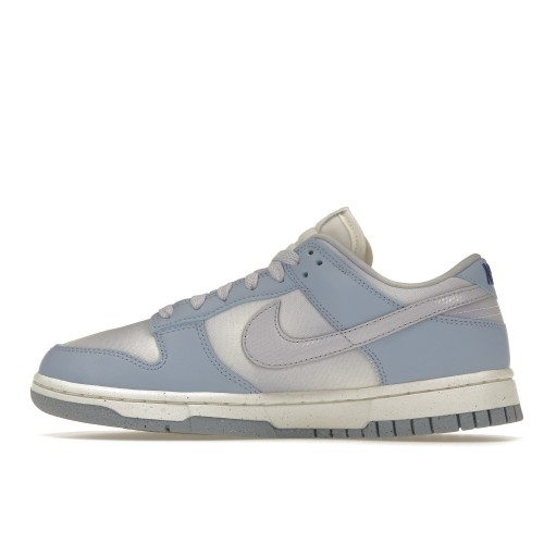 Кроссы Nike Dunk Low Blue Airbrush Canvas (W) - женская сетка размеров