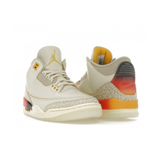 Кроссы Jordan 3 Retro SP J Balvin Medellín Sunset - мужская сетка размеров