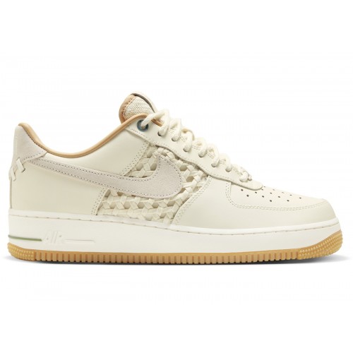 Кроссы Nike Air Force 1 Low 07 Premium NAI-KE Bamboo Weave - мужская сетка размеров
