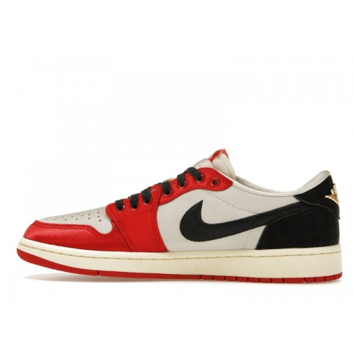 Кроссы Jordan 1 Retro Low OG Trophy Room Rookie Card Away - мужская сетка размеров