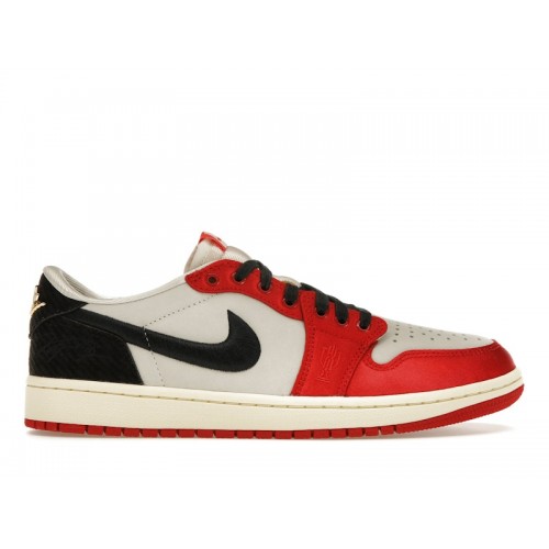Кроссы Jordan 1 Retro Low OG Trophy Room Rookie Card Away - мужская сетка размеров