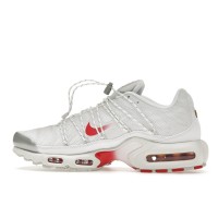 Женские Nike Air Max Plus Lace Utility White University Red (W)