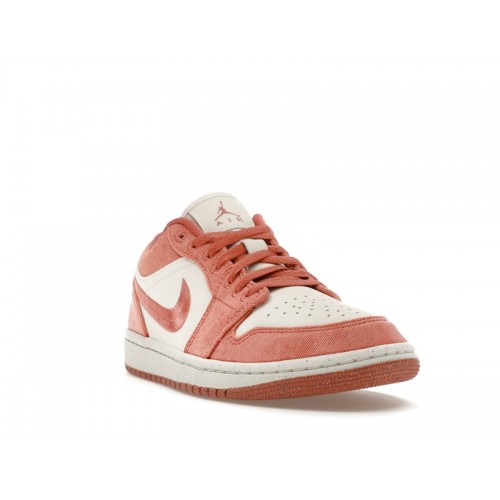 Кроссы Jordan 1 Low SE Canvas Sky J Orange (W) - женская сетка размеров