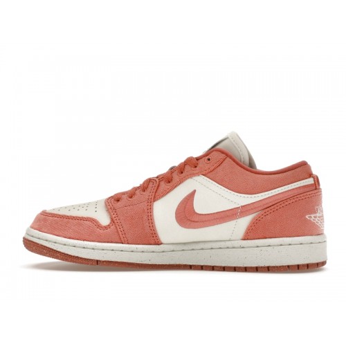 Кроссы Jordan 1 Low SE Canvas Sky J Orange (W) - женская сетка размеров