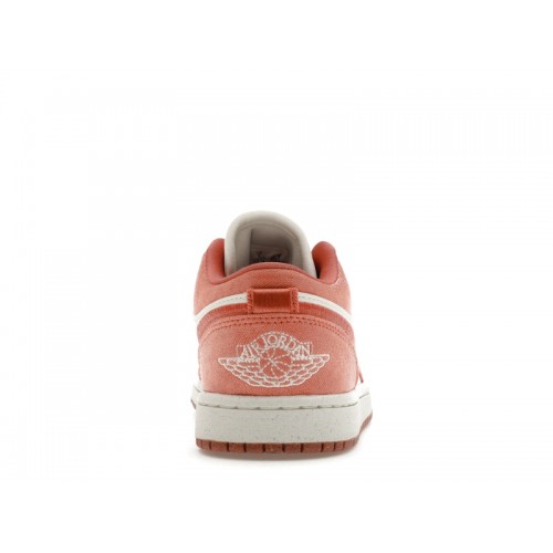 Кроссы Jordan 1 Low SE Canvas Sky J Orange (W) - женская сетка размеров