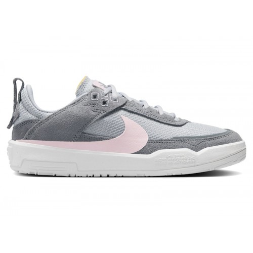 Кроссы Nike SB Day One Cool Grey Wolf Grey Pure Platinum Pink Foam (GS) - подростковая сетка размеров