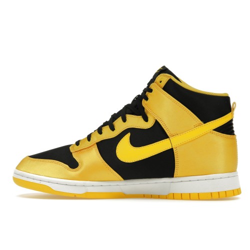 Кроссы Nike Dunk High Satin Goldenrod (W) - женская сетка размеров