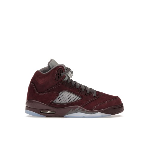 Кроссы Jordan 5 Retro Burgundy (2023) (GS) - подростковая сетка размеров