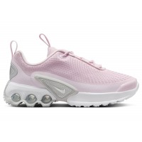 Детские Nike Air Max Dn Pink Foam Pale Pink White Metallic Silver (PS)