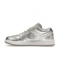 Женские Jordan 1 Low SE Metallic Silver (W)
