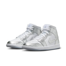 Женские Jordan 1 Mid SE Metallic Silver (W)