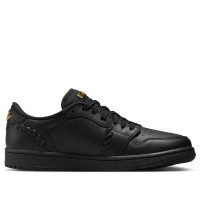 Женские Jordan 1 Low Method of Make Black Metallic Gold (W)